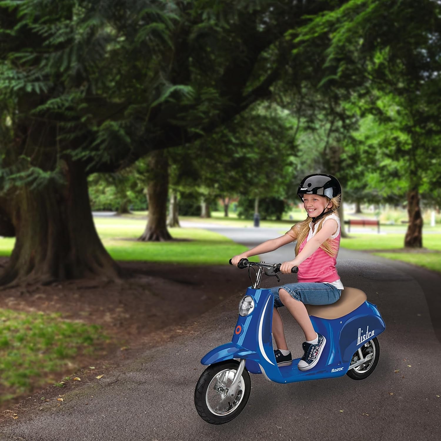 "Tiny Turbo Teen Transporter: Zooms at 15 MPH, Lasts 10 Miles! Ages 13+ (Color: Blue)"