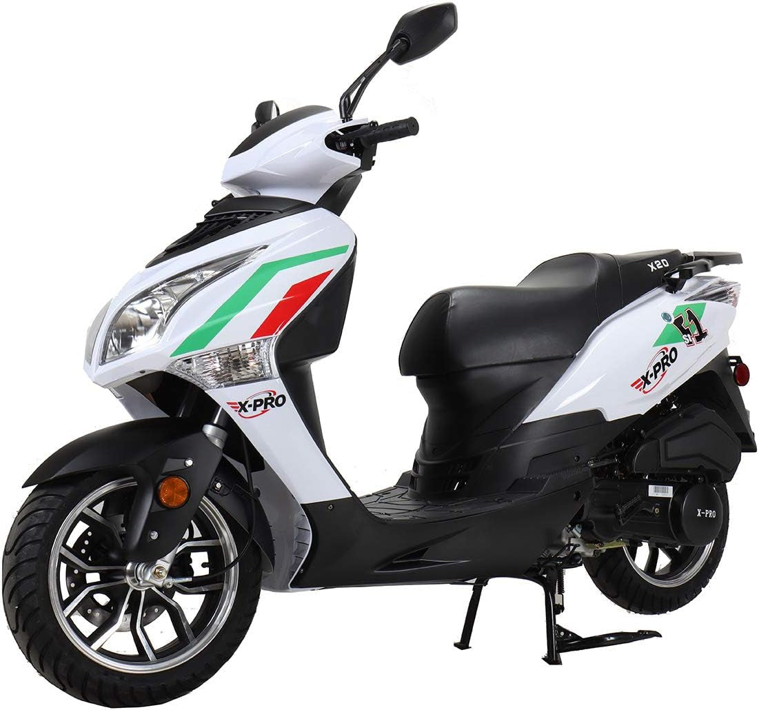 "Zoom Zoom: 150cc Gas-Guzzling Street Beast for Adults with Shiny Wheels! (Innocent White)"