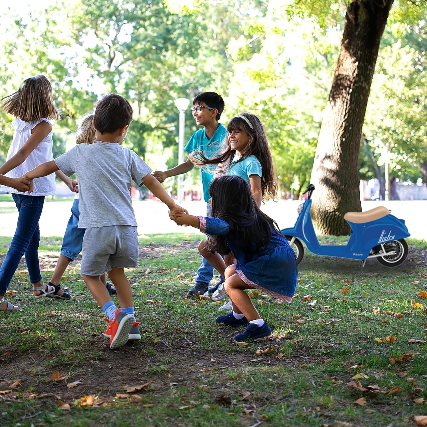 "Tiny Turbo Teen Transporter: Zooms at 15 MPH, Lasts 10 Miles! Ages 13+ (Color: Blue)"