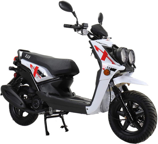 150Cc Adult Moped Street Gas Moped 150Cc Bike with 12" Aluminum Wheels