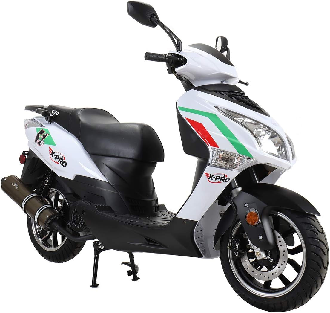 "Zoom Zoom: 150cc Gas-Guzzling Street Beast for Adults with Shiny Wheels! (Innocent White)"