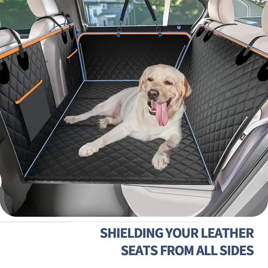 "Ultimate Canine Limousine: 2023 Pet Palace Car Hammock with Hard Bottom for Epic Road Trips!"